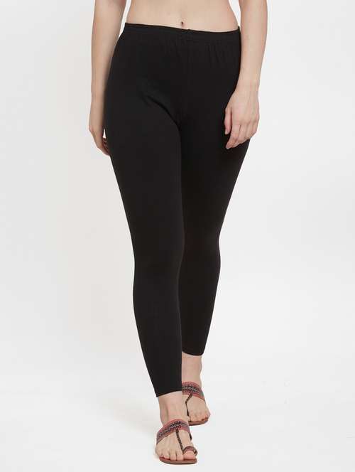 Mid Rise Solid Legging