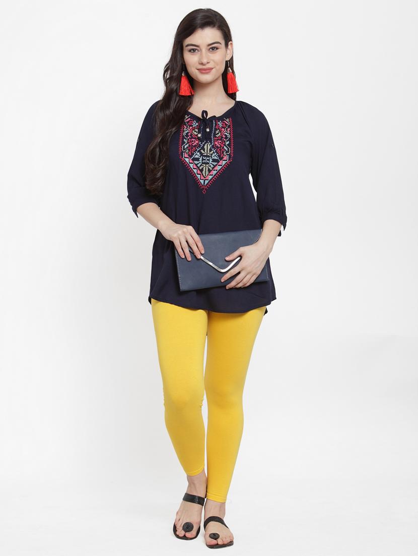 mid rise solid legging - 18885949 - Standard Image - 3