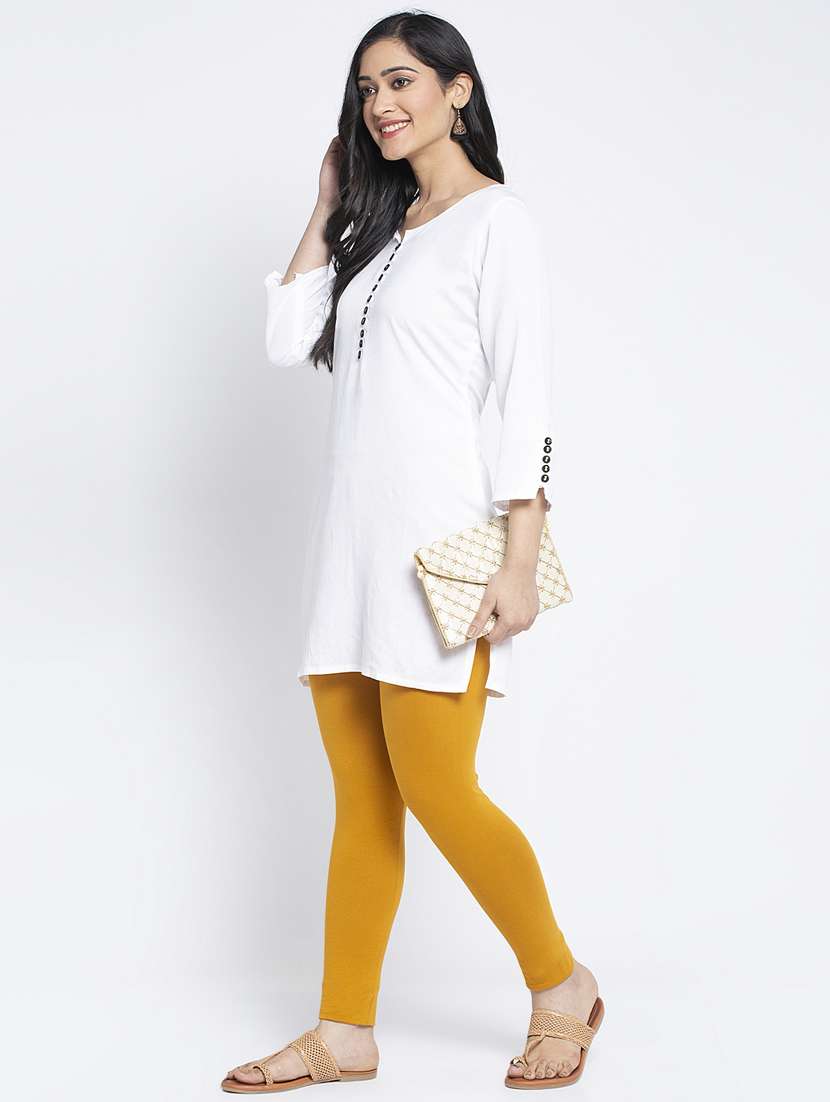 mid rise solid legging - 18885963 - Standard Image - 3