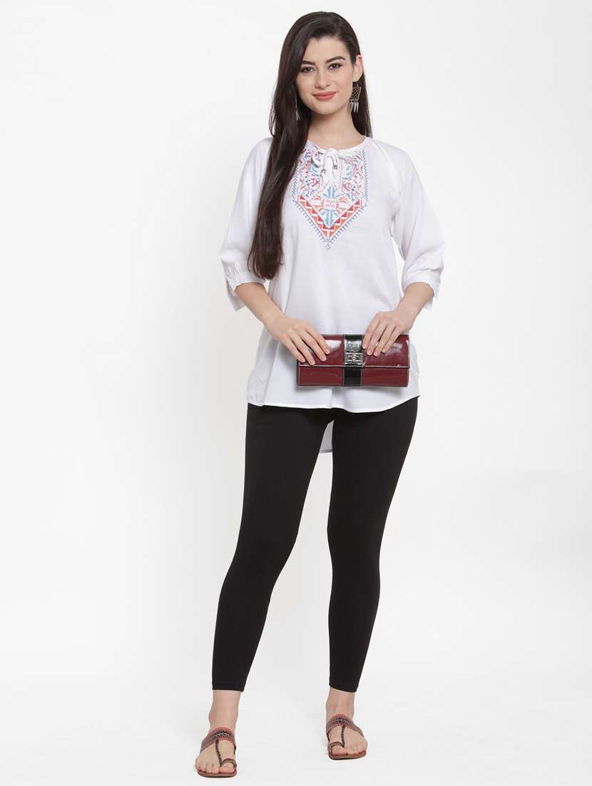 pack of 2 mid rise solid legging - 18885981 -  Standard Image - 5