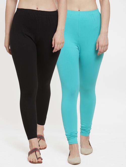 pack of 2 mid rise solid legging - 18885990 -  Standard Image - 0