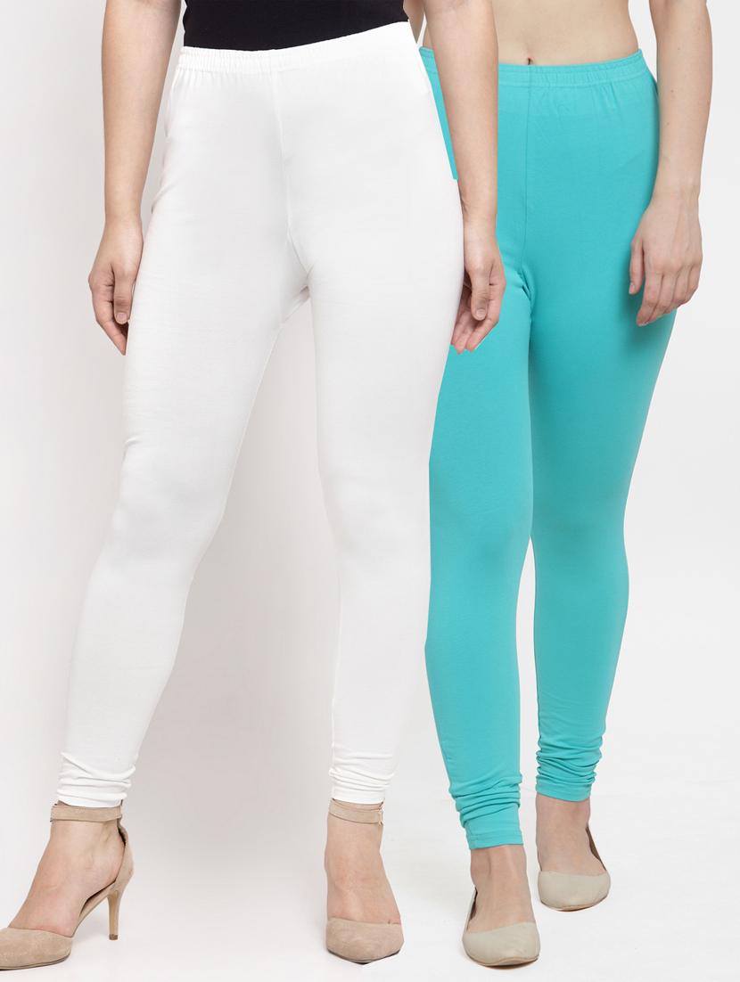 pack of 2 mid rise solid legging - 18886015 -  Zoom Image - 0
