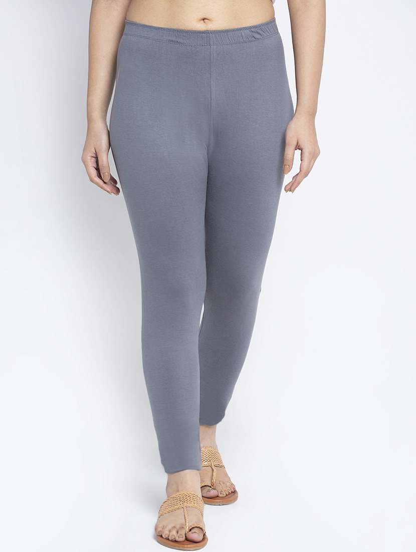pack of 2 mid rise solid leggings  - 18886053 -  Standard Image - 3