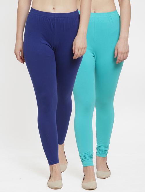 pack of 2 mid rise solid leggings - 18886084 - Standard Image - 0