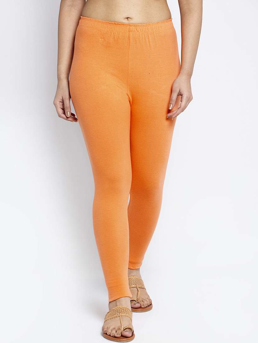 pack of 2 mid rise solid leggings  - 18886185 -  Standard Image - 3