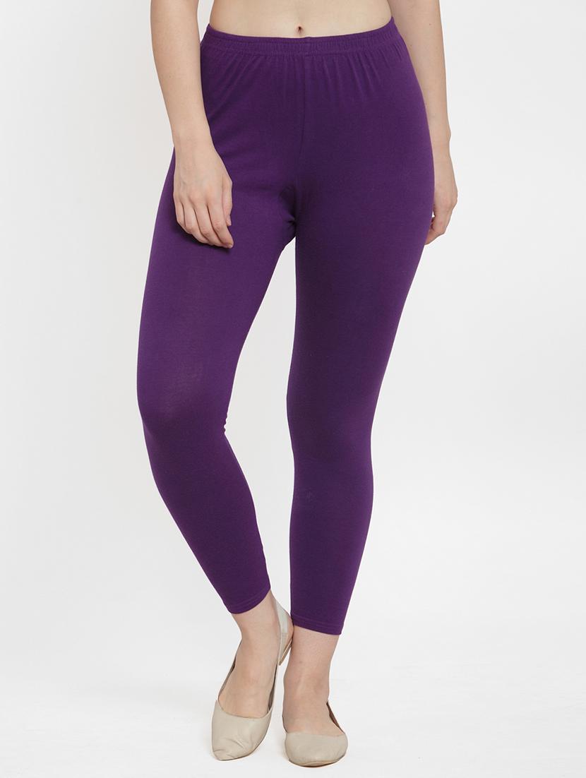 multi colored cotton lycra leggings - 18886244 - Standard Image - 3