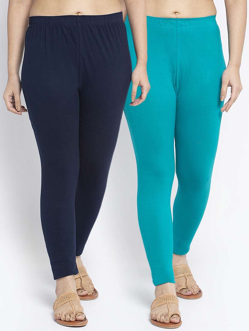 multi colored cotton lycra leggings