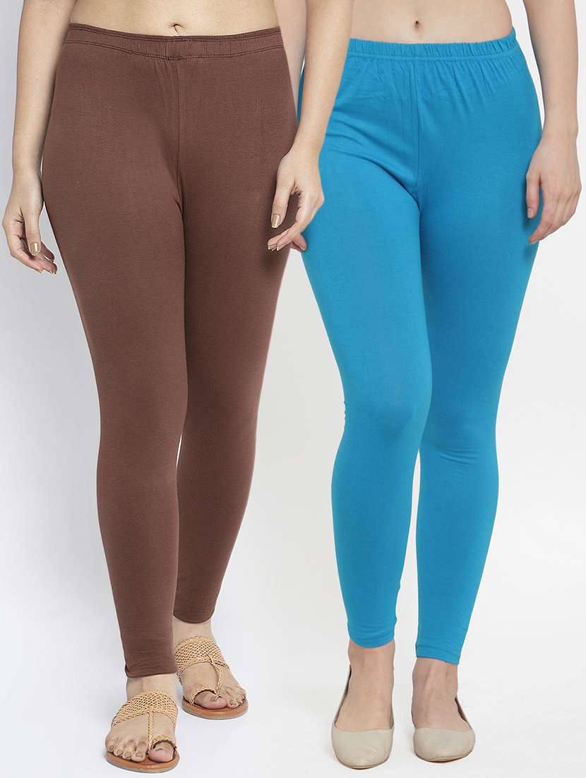 multi colored cotton lycra leggings