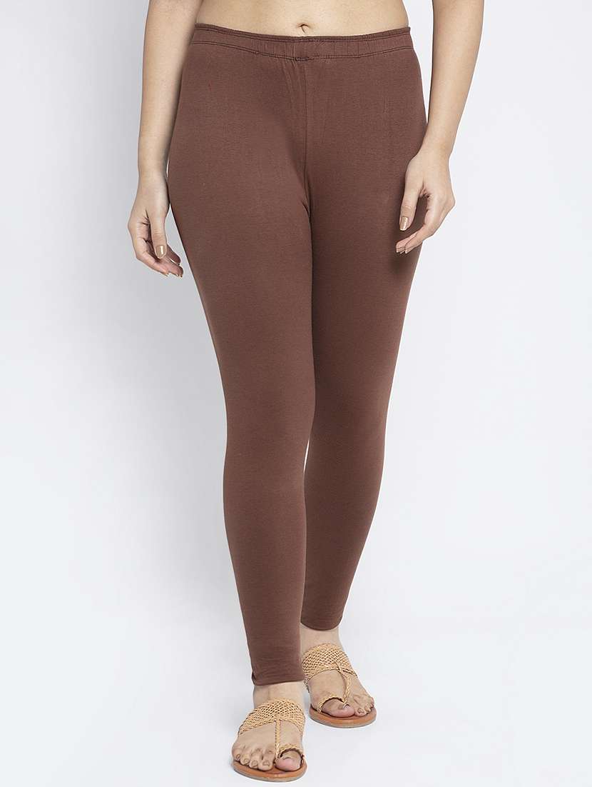 multi colored cotton lycra leggings - 18886265 -  Standard Image - 3