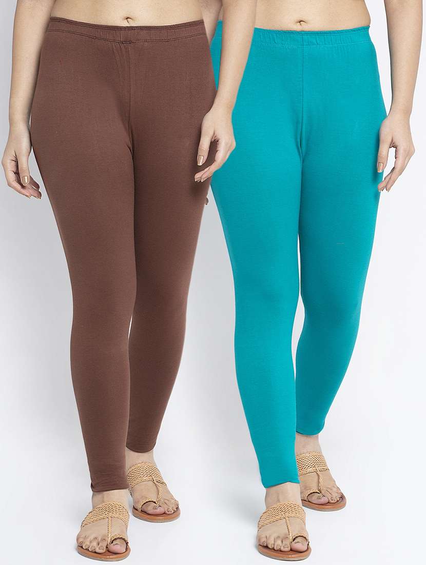 multi colored cotton lycra leggings
