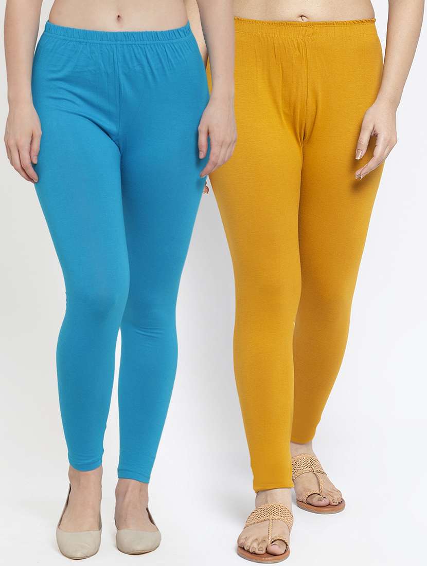 multi colored cotton lycra leggings