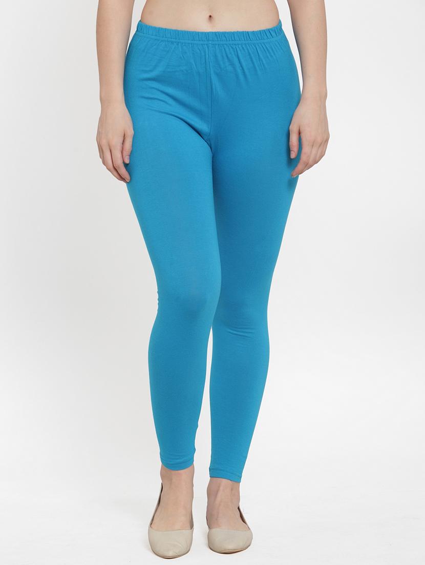 multi colored cotton lycra leggings - 18886274 - Standard Image - 3