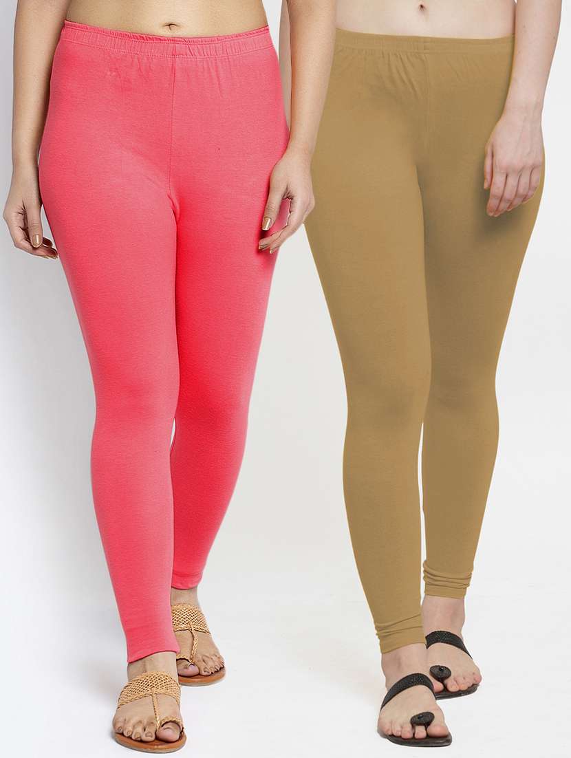 multi colored cotton lycra leggings