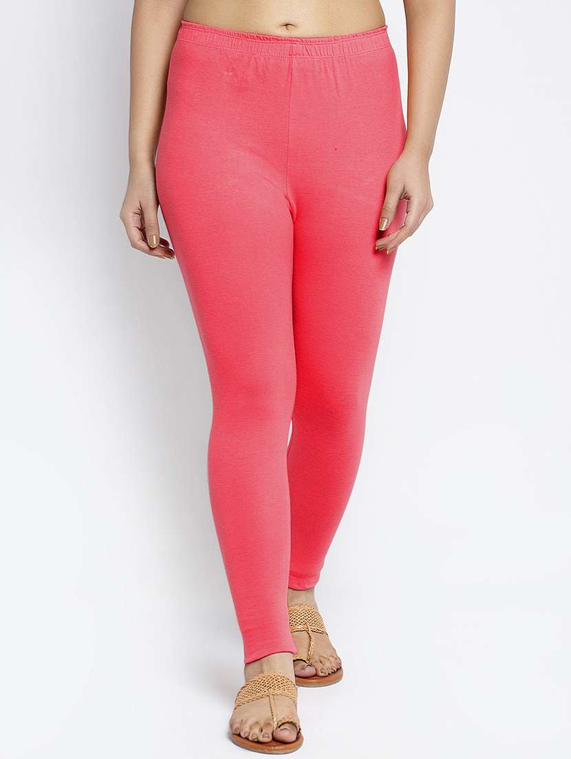 multi colored cotton lycra leggings - 18886283 -  Standard Image - 3