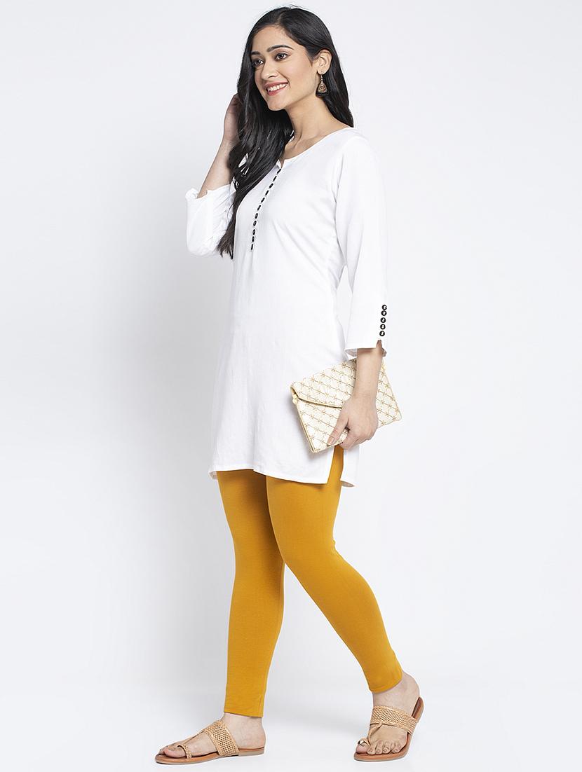 multi colored cotton lycra leggings - 18886293 - Standard Image - 5