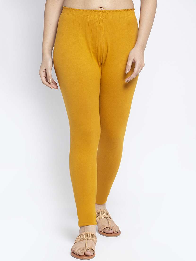 multi colored cotton lycra leggings - 18886296 -  Standard Image - 3