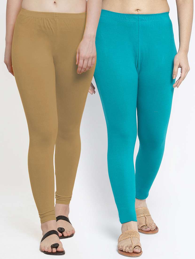 multi colored cotton lycra leggings