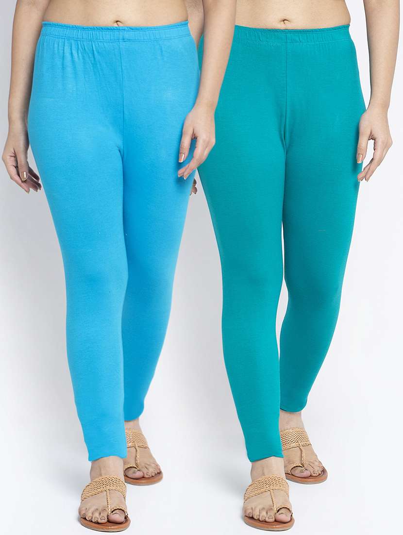 multi colored cotton lycra leggings