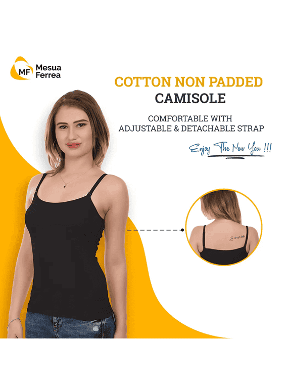 black cotton camisole - 18886940 -  Standard Image - 3