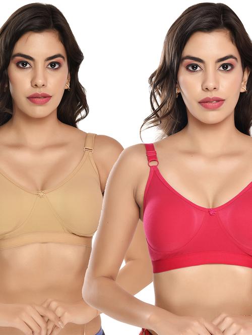 pack of 2 non padded regular bra - 18899144 - Standard Image - 0