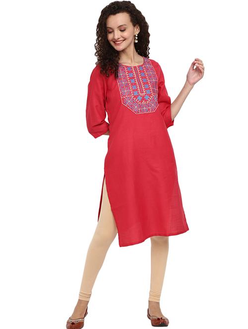 women's straight kurta - 18902709 -  Standard Image - 0