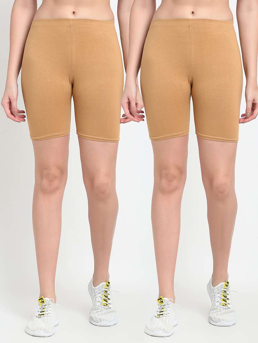 pack of 2 mid rise solid short