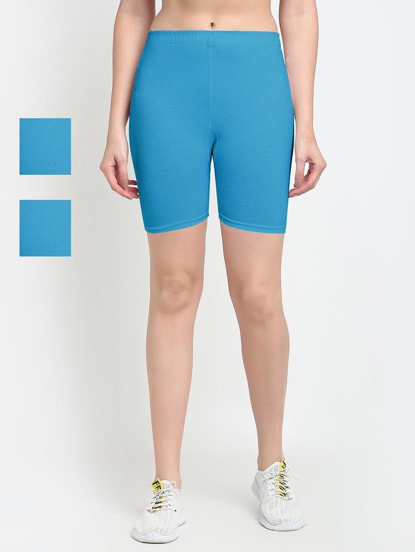 pack of 2 mid rise solid short - 18903933 - Zoom Image - 0