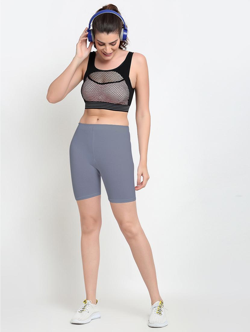 pack of 3 mid rise solid short - 18904014 - Standard Image - 5