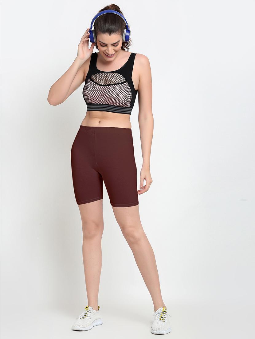 pack of 3 mid rise solid short - 18904137 - Standard Image - 5