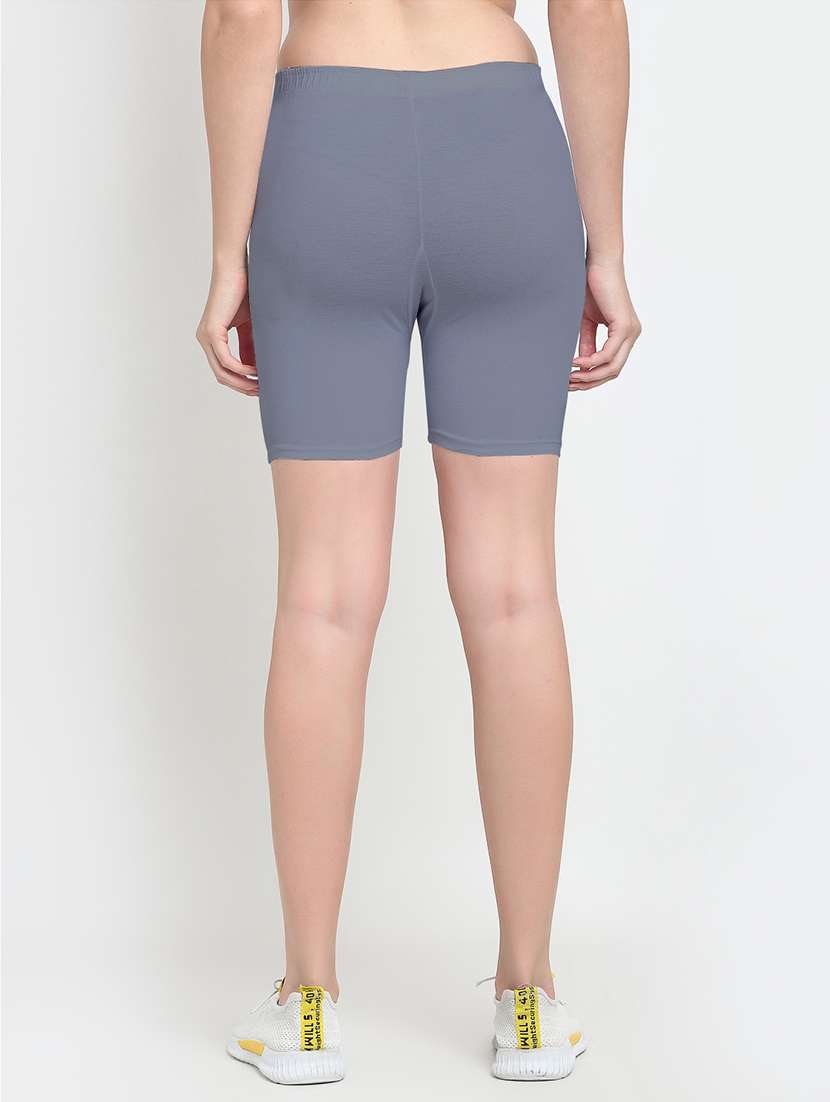 pack of 3 mid rise solid short - 18904176 -  Standard Image - 3