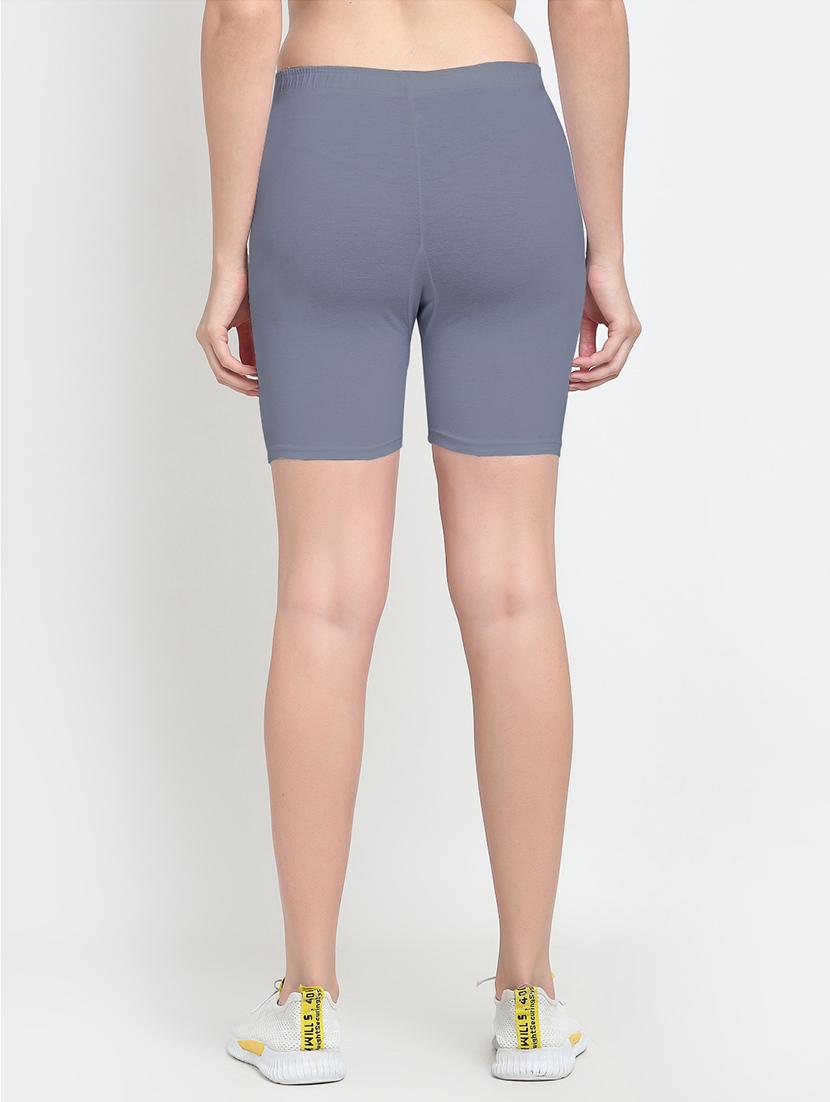 pack of 3 mid rise solid short - 18904191 - Standard Image - 3