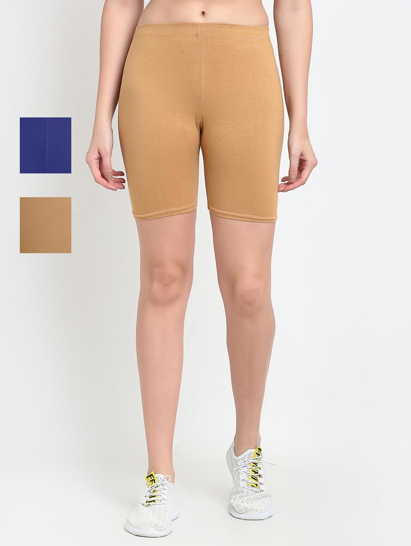 pack of 3 mid rise solid short - 18904294 -  Zoom Image - 0