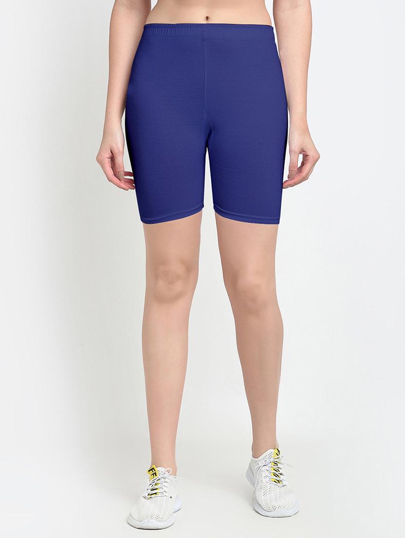 pack of 3 mid rise solid shorts - 18904344 - Standard Image - 3