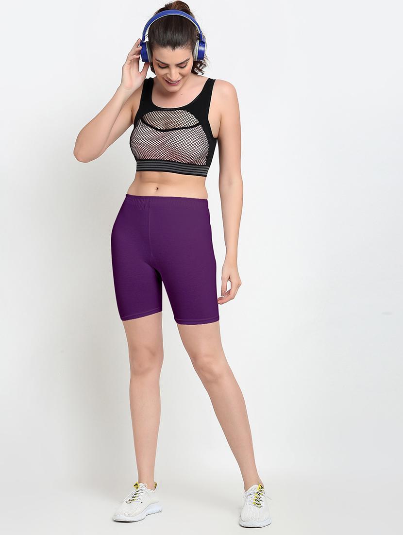 pack of 3 mid rise solid shorts - 18904391 - Standard Image - 5