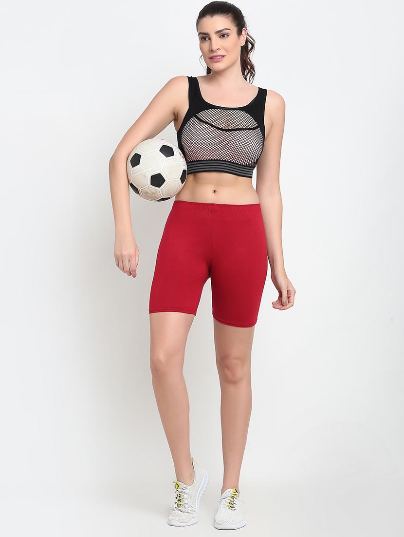 pack of 3 mid rise solid shorts - 18904398 - Standard Image - 5