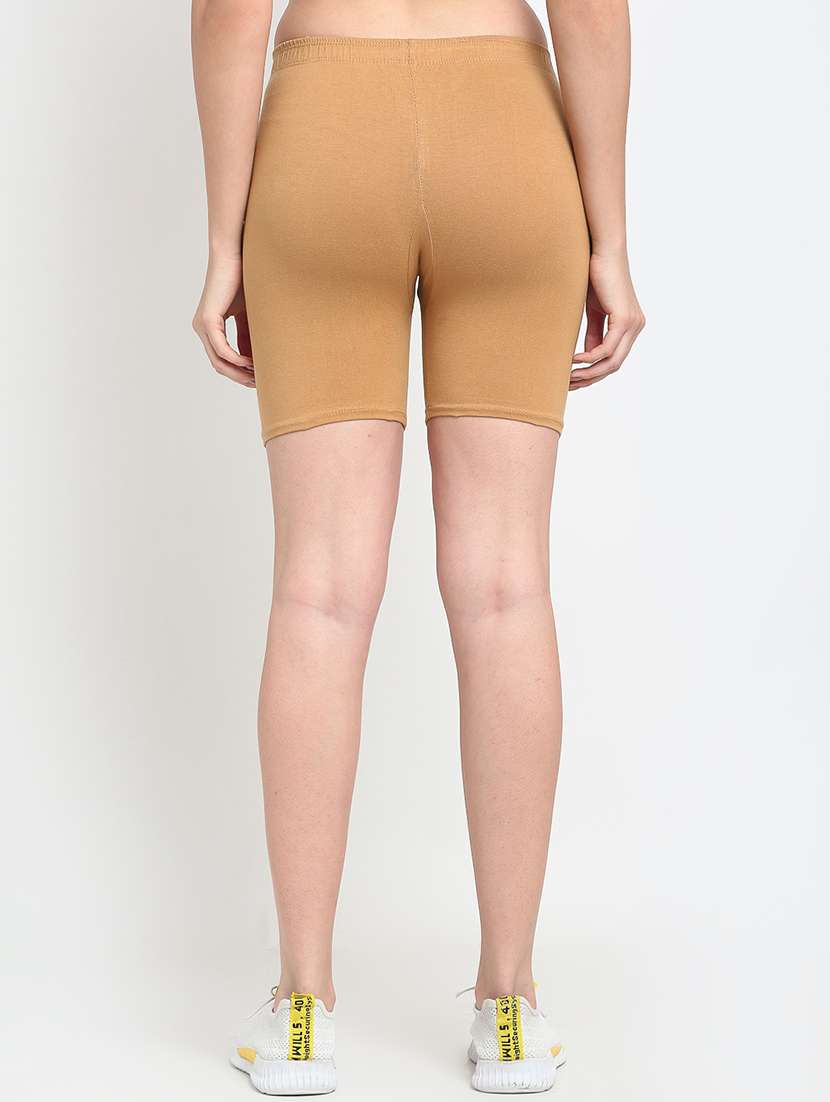 pack of 2 mid rise solid shorts - 18904405 -  Standard Image - 3