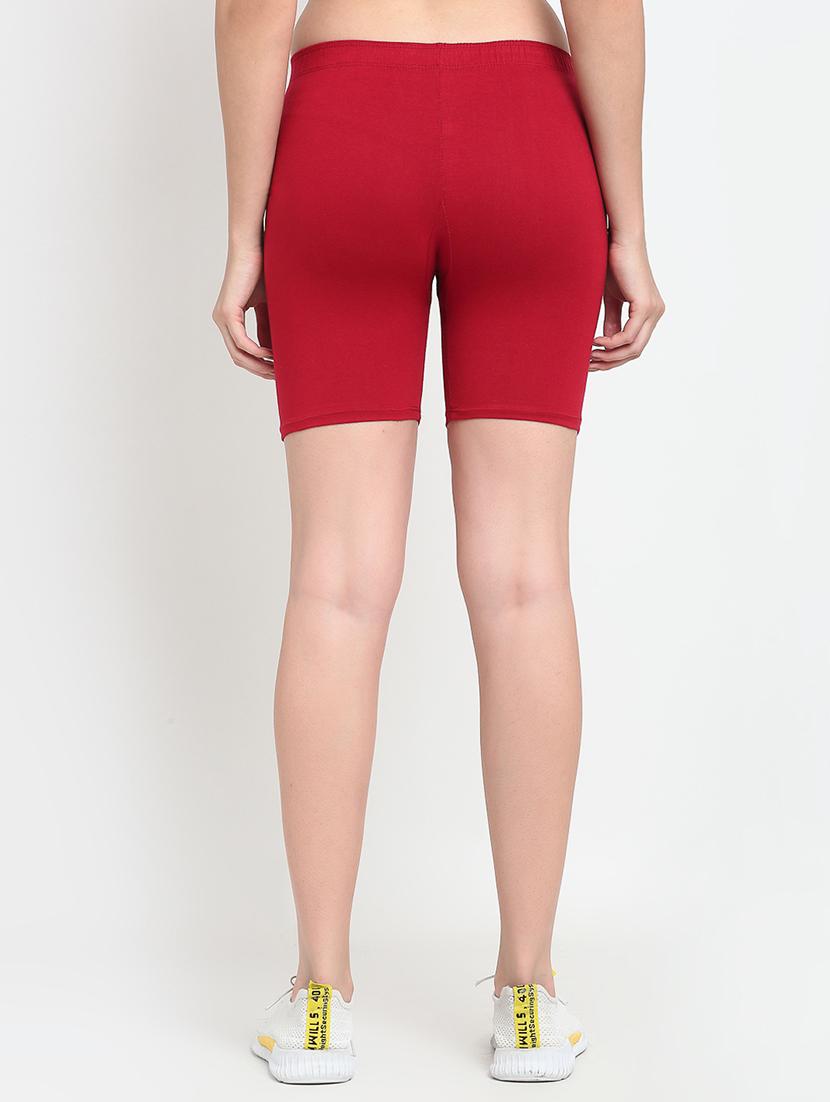 pack of 3 mid rise solid shorts - 18904427 - Standard Image - 3