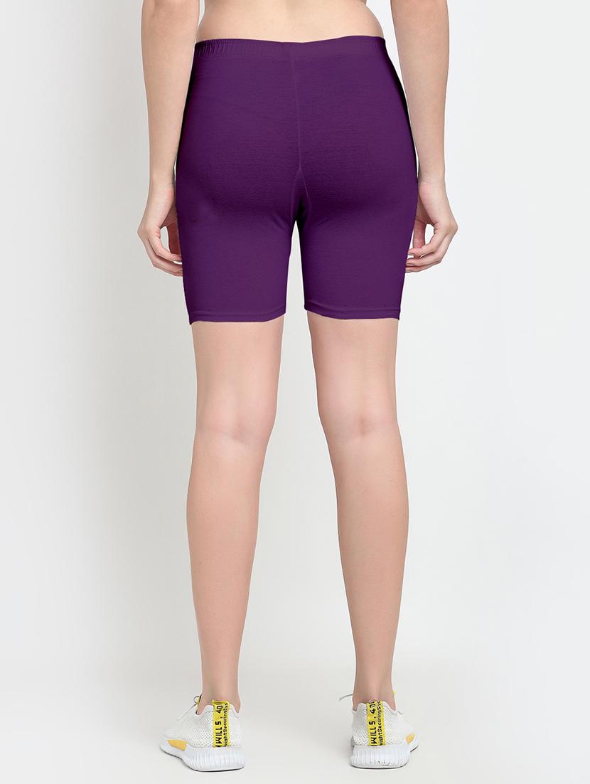 pack of 2 mid rise solid shorts - 18904470 - Standard Image - 3