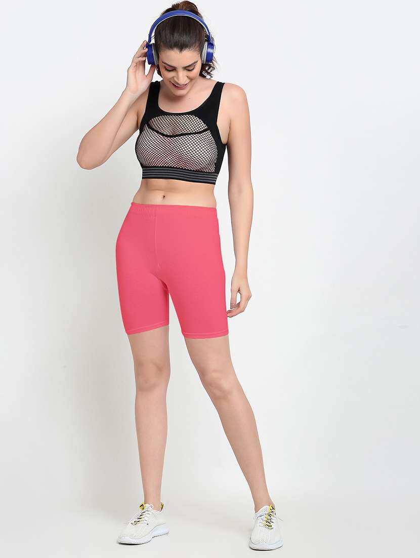 pack of 2 mid rise solid shorts - 18904479 -  Standard Image - 5