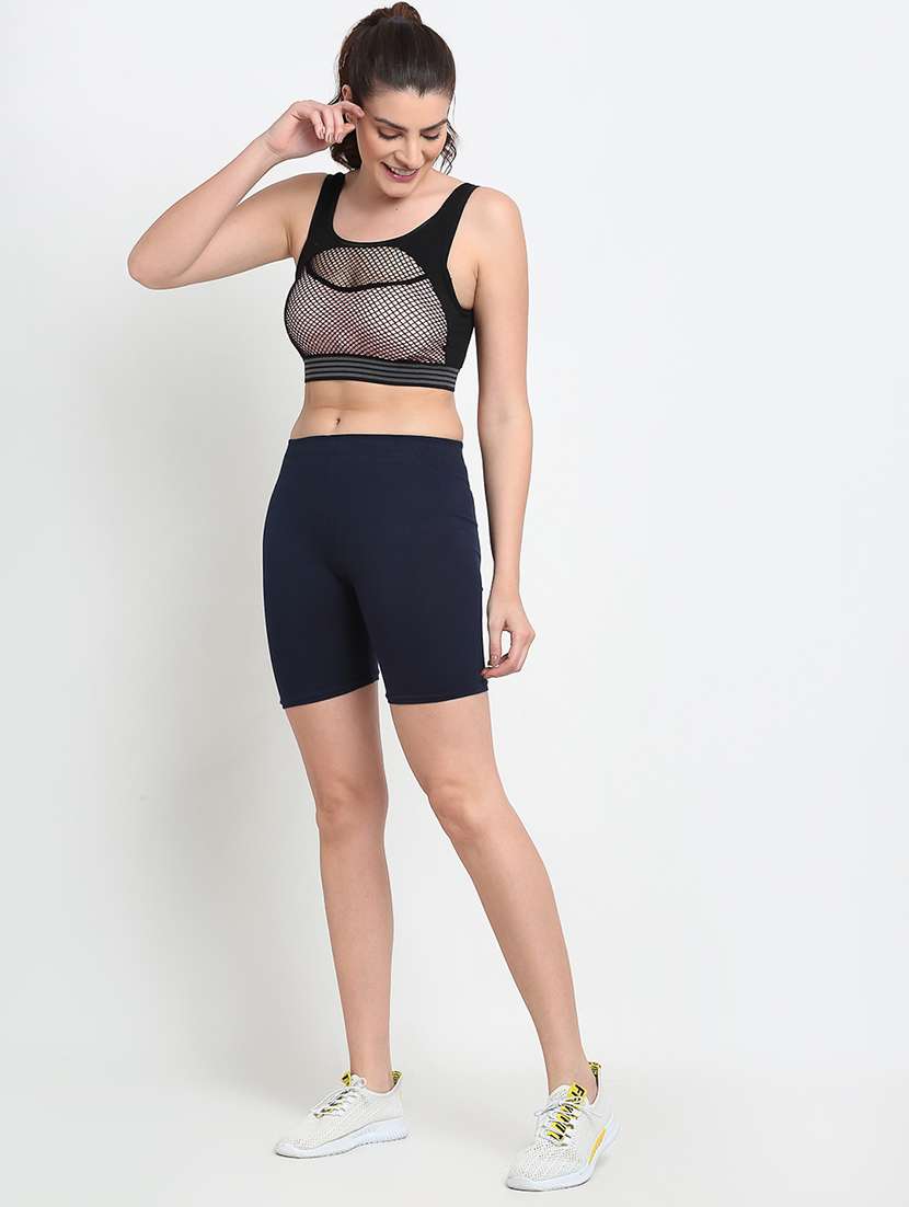 pack of 2 mid rise solid shorts - 18904493 -  Standard Image - 5