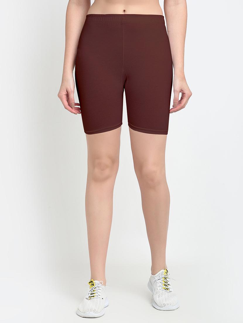 pack of 2 mid rise solid shorts - 18904496 - Standard Image - 3