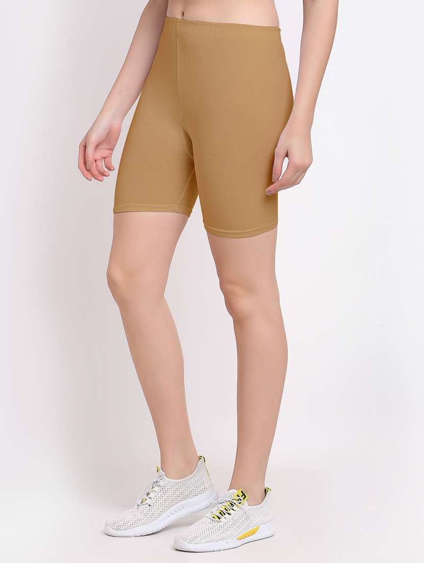 pack of 2 mid rise solid shorts - 18904499 -  Standard Image - 3