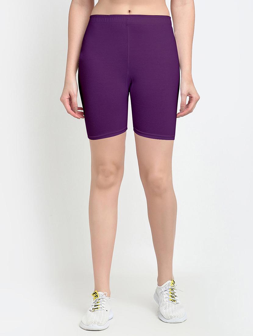 pack of 2 mid rise solid shorts - 18904521 - Standard Image - 3