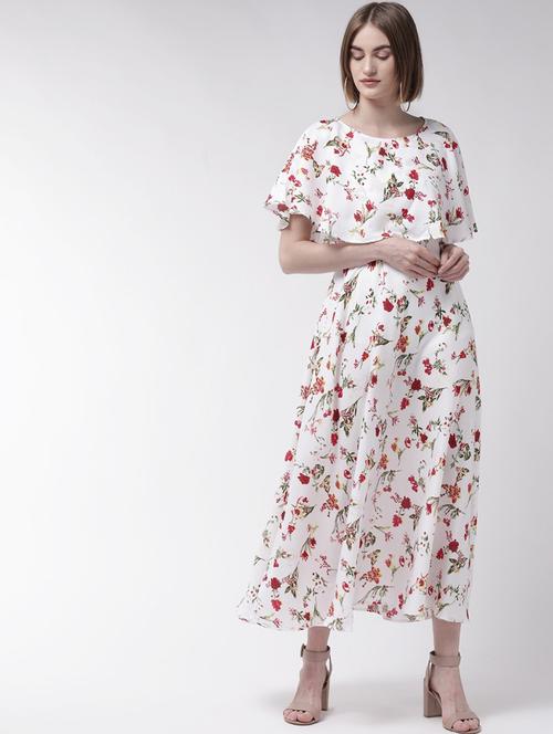 women's fit & flare floral dress - 18904538 - Standard Image - 0
