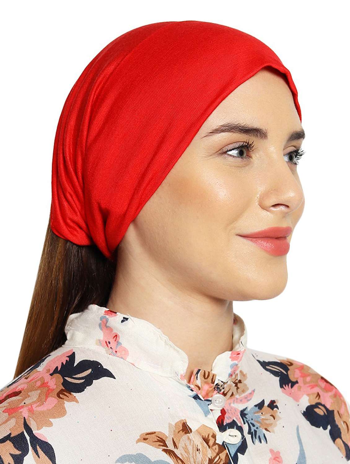 red polyester cap - 18905231 -  Standard Image - 3
