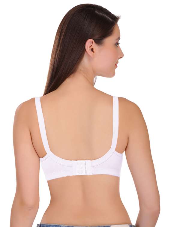 pack of 3-white cotton minimizer bra - 18905699 -  Standard Image - 3