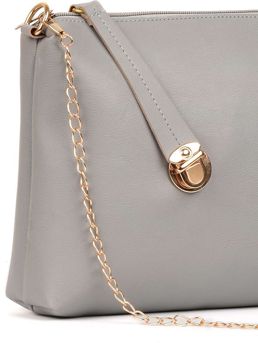 grey leather sling bag - 18906446 -  Standard Image - 5