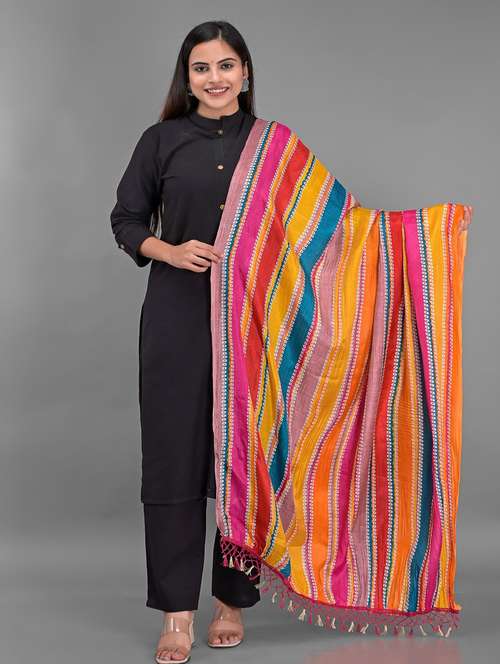 multi colored dupatta - 18906605 -  Standard Image - 0