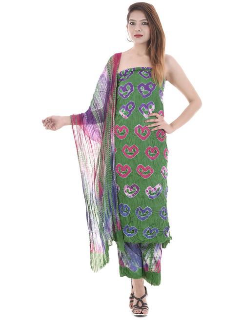 printed unstitched suit set - 18909178 - Standard Image - 0