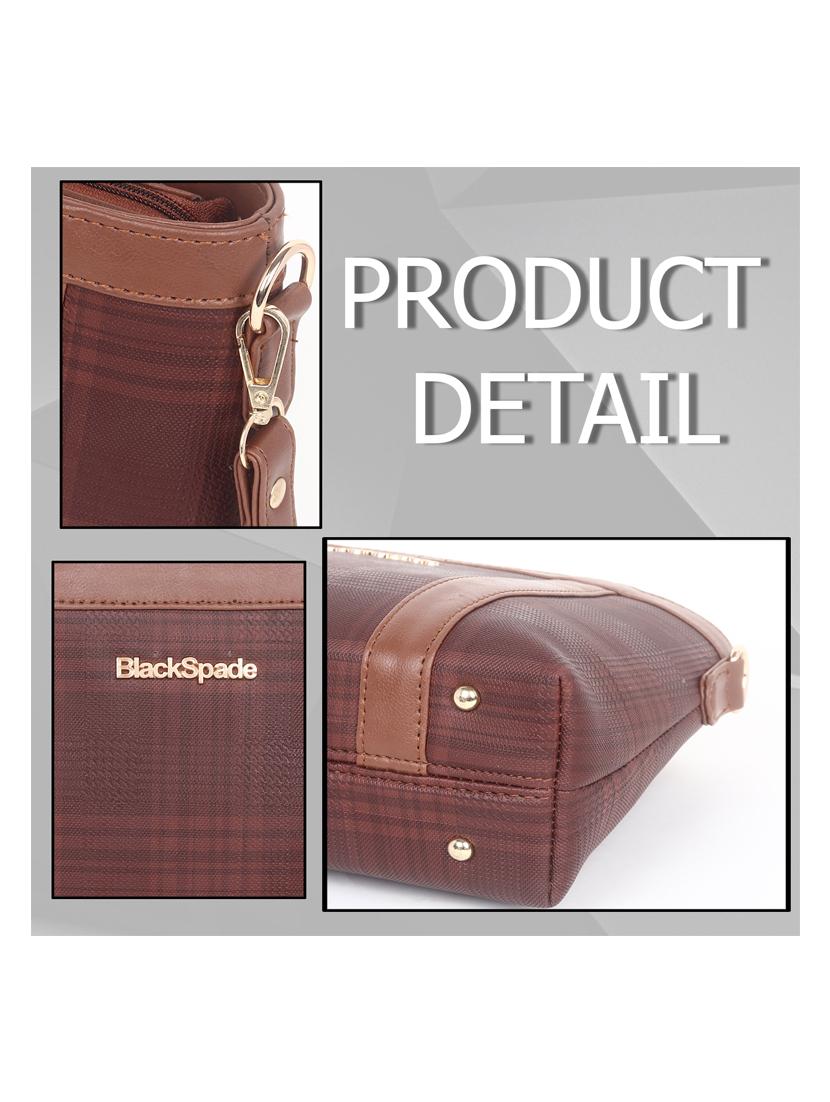 tan leatherette (pu) sling bag - 18909265 - Standard Image - 5